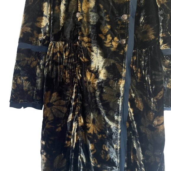 Free People Hazel Duster Crushed Velvet - Picture 5 of 16